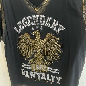 Legendary Rawyalty Couture Black T-Shirt 4X